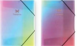 Opakowanie Teczka na gumkę A4 glitter rainbow mix 88304