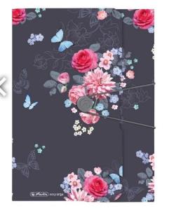 Opakowanie Teczka rysunkowa A4 z gumką Ladylike Flowers