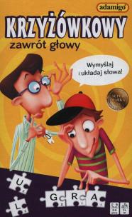 Układanka - Krzyżówkowy zawrót głowy. Wydawca: Adamigo. Multiszop.pl Opakowanie Układanka - Krzyżówkowy zawrót głowy
