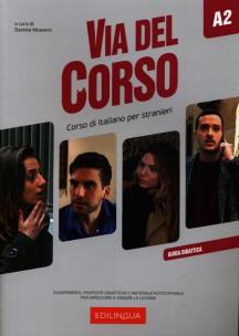 Okładka książki Via del Corso A2 przewodnik metodyczny