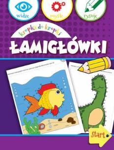 Okładka książki Widzę, myślę, rysuję. Kropka do kropki łamigłówki