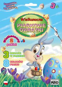 Okładka książki WIELKANOCNE PIASKOWE OBRAZKI PAKIET NR 2