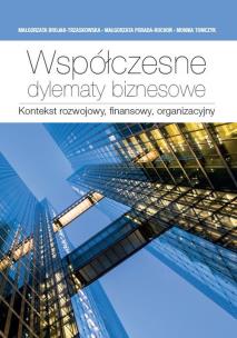 Okładka książki Współczesne dylematy biznesowe.