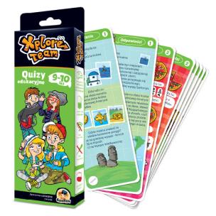 Okładka książki Xplore Team. Quizy edukacyjne 9-10 lat