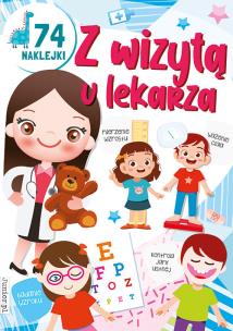 Okładka książki Z WIZYTĄ U LEKARZA KOLOROWANKA