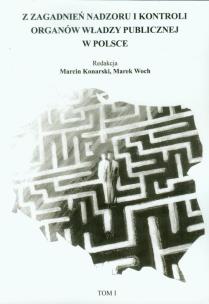 Okładka książki Z zagadnień nadzoru i kontroli organów władzy T.1