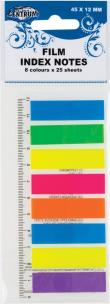 Opakowanie Zakładki indeksujące 45x12mm 25K. 87409