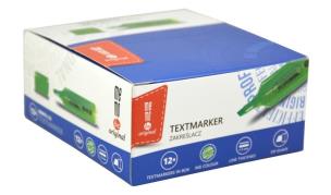 Opakowanie Zakreślacz neonowy zielony (12szt) MemoBe