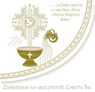 Opakowanie ZAPROSZENIE CHRZEST ZKW CHR 40974 POL MAK