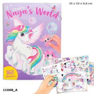 Opakowanie ZESTAW NA NAKLEJKAMI JEDNOROŻEC YLVI 11068A