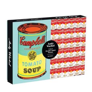 Opakowanie Andy Warhol Soup Can 2-Sided Puzzle 500