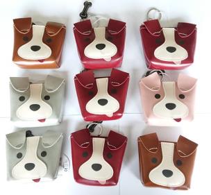 Opakowanie Brelok saszetka Pies 12 sztuk mix