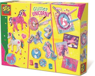 Opakowanie Brokatowe jednorożce - Zestaw 3w1