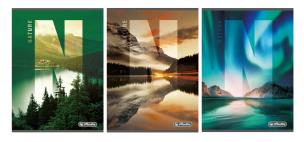 Opakowanie Brulion A5/96K kratka Nature (5szt)