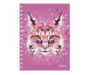 Opakowanie Brulion na spirali A5/100K kratka Wild Lynx (2szt)