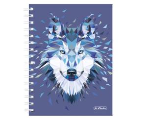 Opakowanie Brulion na spirali A5/100K kratka Wild Wolf (2szt)