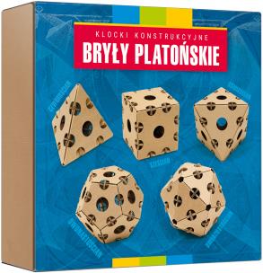 Cardblocks Kartonowe klocki konstrukcyjne Bryły platońskie. Wydawca: Egmont PAP. Multiszop.pl Opakowanie Cardblocks Kartonowe klocki konstrukcyjne Bryły platońskie