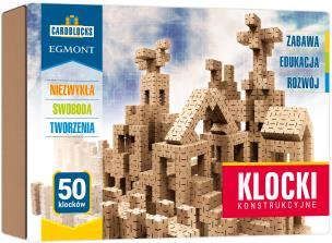 Cardblocks Kartonowe klocki konstrukcyjne zestaw podstawowy. Wydawca: Egmont PAP. Multiszop.pl Opakowanie Cardblocks Kartonowe klocki konstrukcyjne zestaw podstawowy