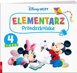 Okładka książki Disney Uczy. Miki. Elementarz przedszkolaka. 4 lata