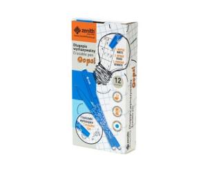 Opakowanie Długopis ścieralny OOPS! Niebieski 12 sztuk