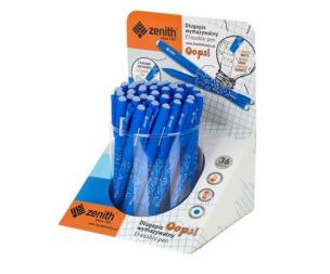 Opakowanie Długopis wymazywalny OOPS! niebieski display 36 sztuk