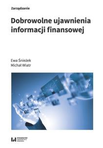 Okładka książki Dobrowolne ujawnienia informacji finansowej