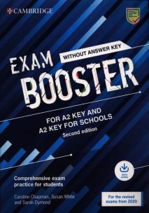 Okładka książki Exam Booster for A2 Key and A2 Key for Schools without Answer Key with Audio for the Revised 2020 Exams