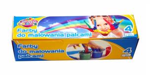 Zdjęcie produktu Farby do malowania palacami 4 kolory 25ml