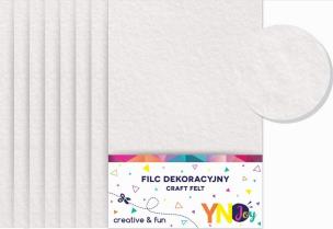 Opakowanie Filc dekoracyjny biały YNJ NOSTER