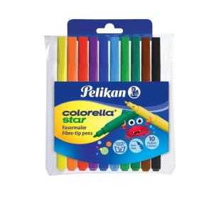 Opakowanie Flamastry Colorella Star C302 Etui PP 10 kolorów