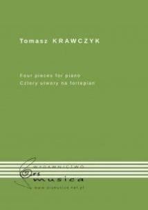 Okładka książki For pieces for piano (Cztery utwory na fortepian)