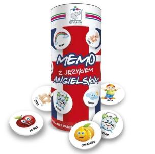 Okładka książki Gra edukacyjna memo z językiem angielskim w tubie