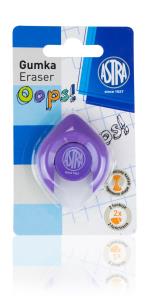 Opakowanie Gumka dwustronna do dług. ścier. i ołówków ASTRA