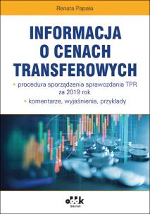 Okładka książki Informacja o cenach transferowych / PGK1379