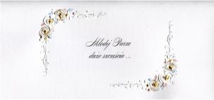 Opakowanie Karnet Ślub DL S33 - Dużo szczęścia