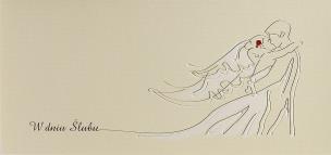 Opakowanie Karnet Ślub DL SDP01 - Pocałuenk