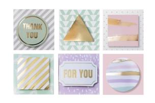 Opakowanie Karnety samoprzylepne do prezentów 12szt