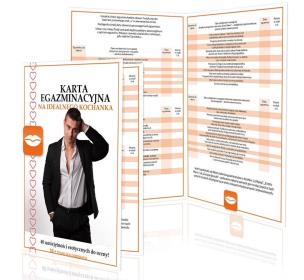 Opakowanie Karta egzaminacyjna na idealnego kochanka