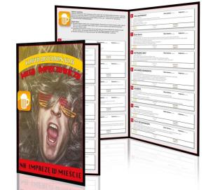 Opakowanie Karta wyzwań dla mojego imprezowicza w mieście