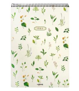 Opakowanie Kołoszkicownik A3/40K zioła pomarańczowe kwiatki