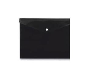 Opakowanie Koperta na zatrzask A4 PP-116 z kieszenią czarna