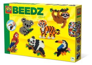 Koralikowe prasowanki - Dzikie zwierzęta w dżungli. Wydawca: SES NL. Multiszop.pl Opakowanie Koralikowe prasowanki - Dzikie zwierzęta w dżungli