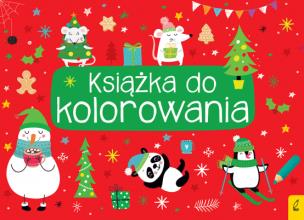 Okładka książki Książka do kolorowania z bałwankiem