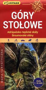 Okładka książki Mapa turystyczna - Góry Stołowe 1:35 000