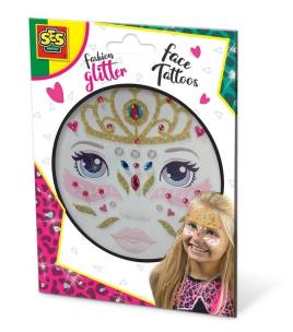 Opakowanie Modny brokatowy tatuaż - Księżniczka