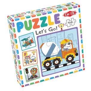 Opakowanie Moje pierwsze puzzle: Ruszajmy w drogę! 4x6el.