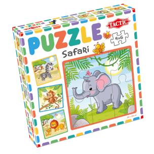Opakowanie Moje pierwsze puzzle: Safari 4x6el.