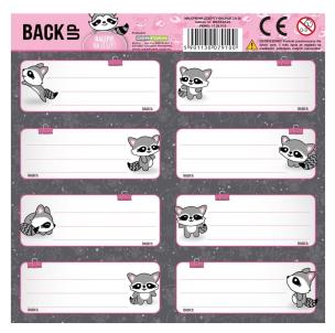 Opakowanie Nalepki na zeszyty BackUp (25szt) DERFORM