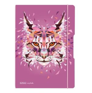 Opakowanie Notatnik A4/2x40K kratka+linia My.Book Flex Lynx