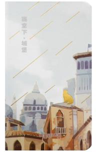 Opakowanie Notes A6/96K Kot na dachu